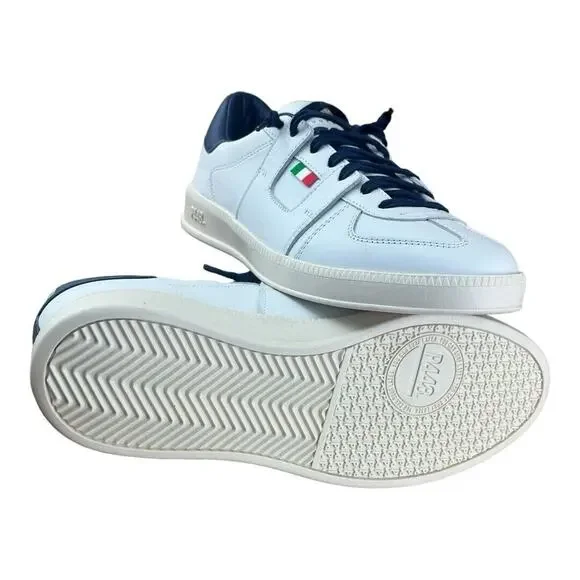 P448 White/Gray Leather Scuderia AlphaTauri Monza Sneaker  display picture 1